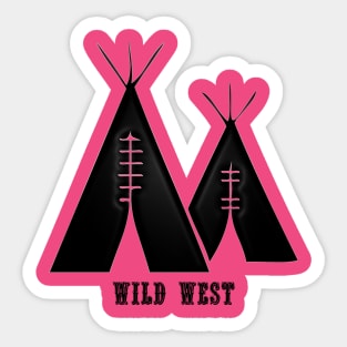 Western Era - Wild West Indian Teepee Sticker